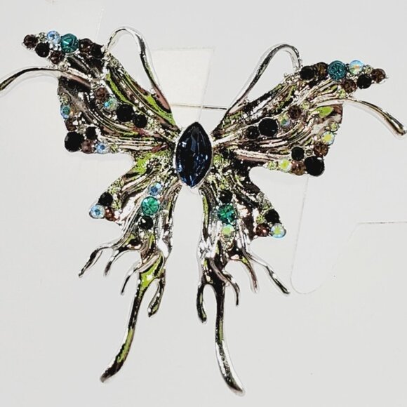 Fancy Butterfly Crystal Brooch (97238) - Picture 1 of 3